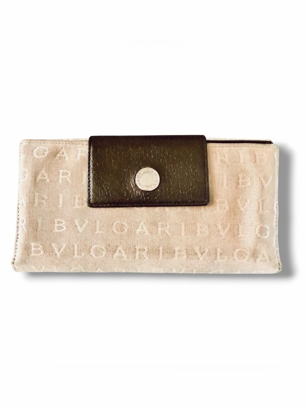 BVLGARI Logomania Monogram Long Trifold Wallet - Picture 8 of 16